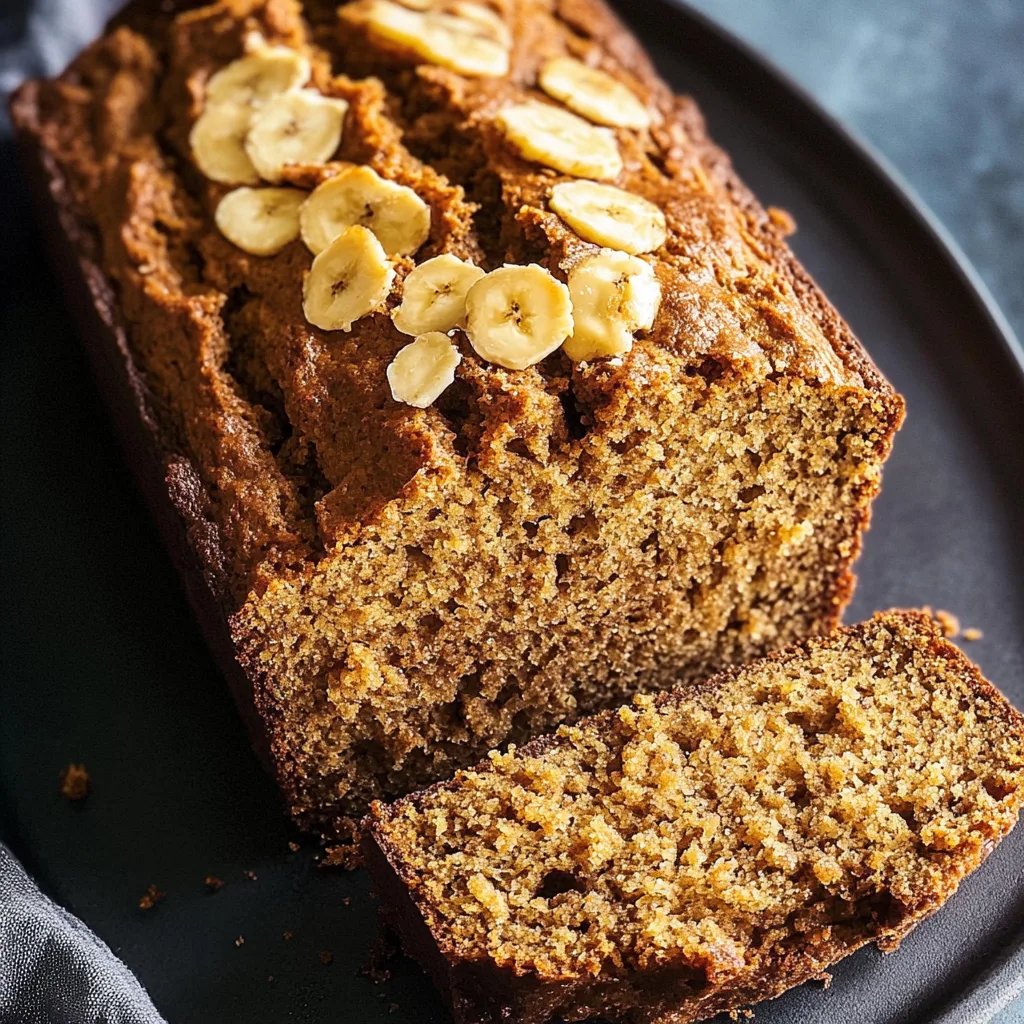 Delicious Peanut Butter Banana Bread