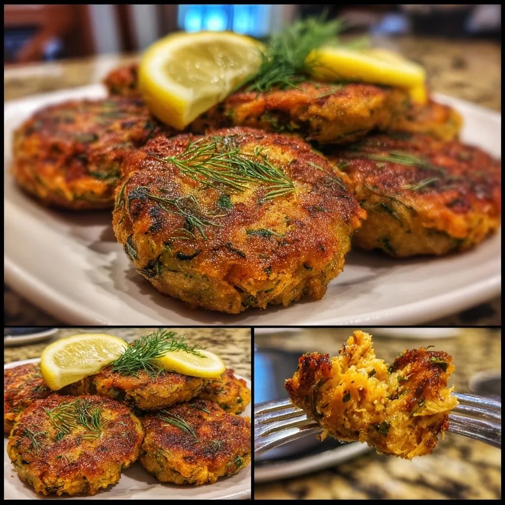 Lemon Dill Salmon Patties