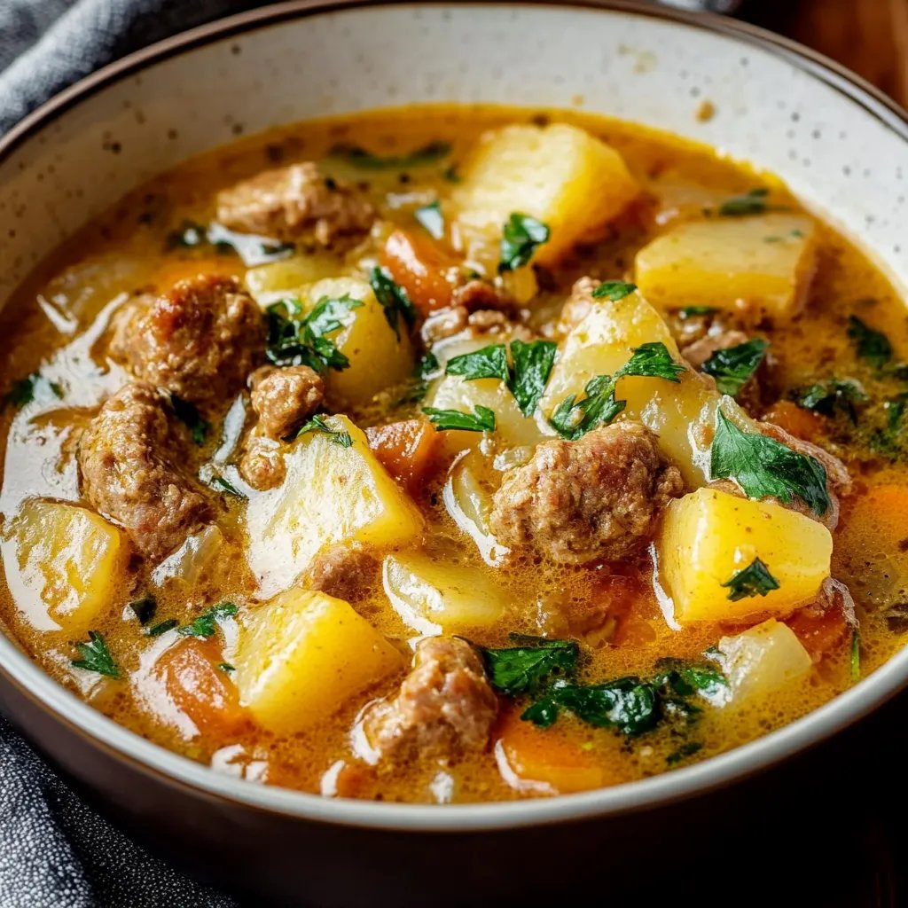 Cozy Italian Sausage & Potato Soup