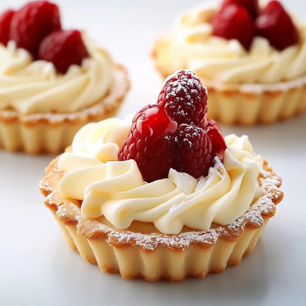 Elegant White Chocolate Mousse Tartlets