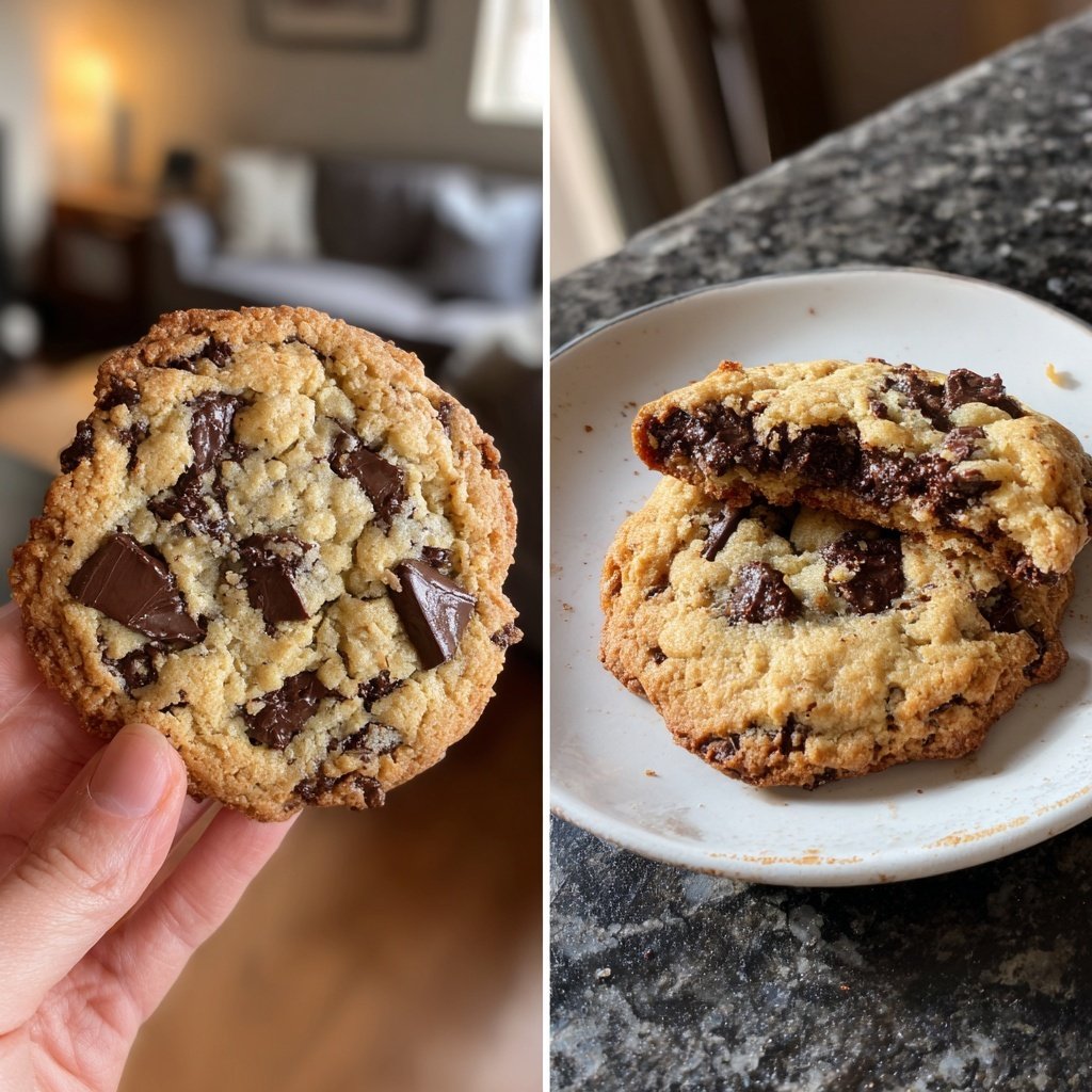 Gluten-Free Almond Flour Chocolate Chip Cookies​