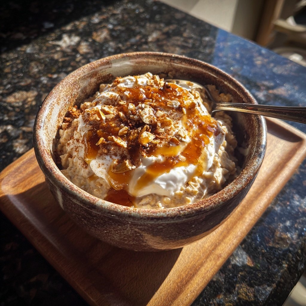 Cinnamon Vanilla Overnight Oats