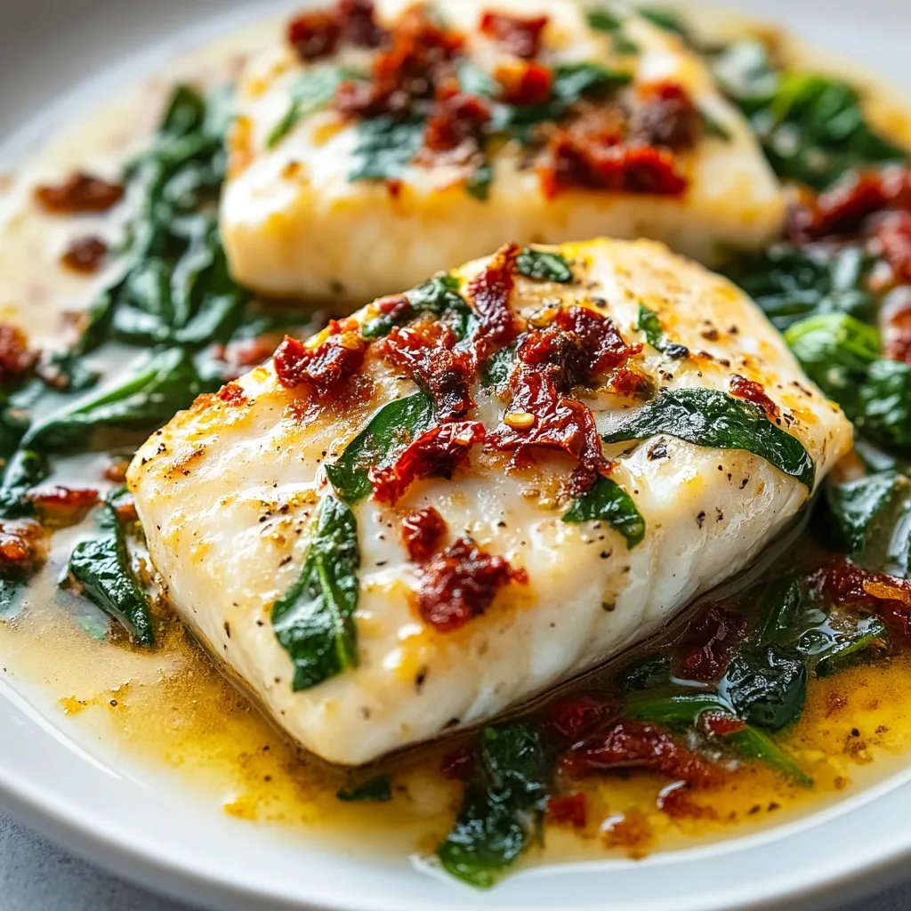 Creamy Keto Tuscan Cod with Spinach and Sun-Dried Tomatoes: An Amazing Ultimate Recipe