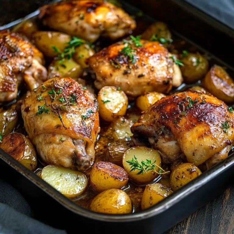 One Pan Chicken and Potatoes