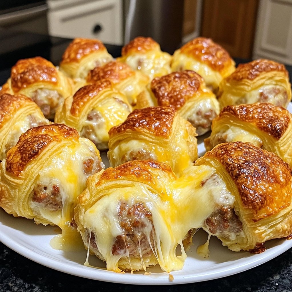 Sausage Crescent Cheese Balls