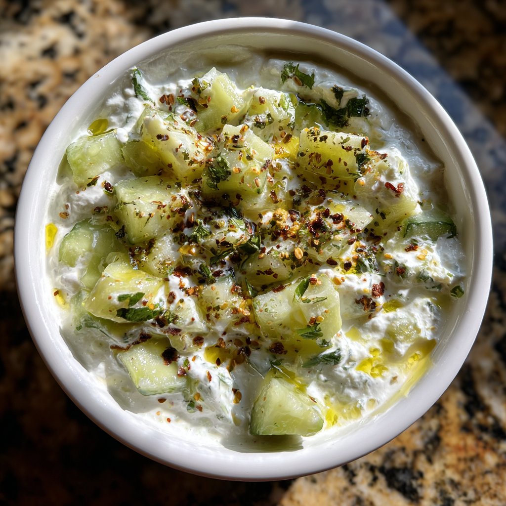 Crunchy Cucumber Yogurt Raita