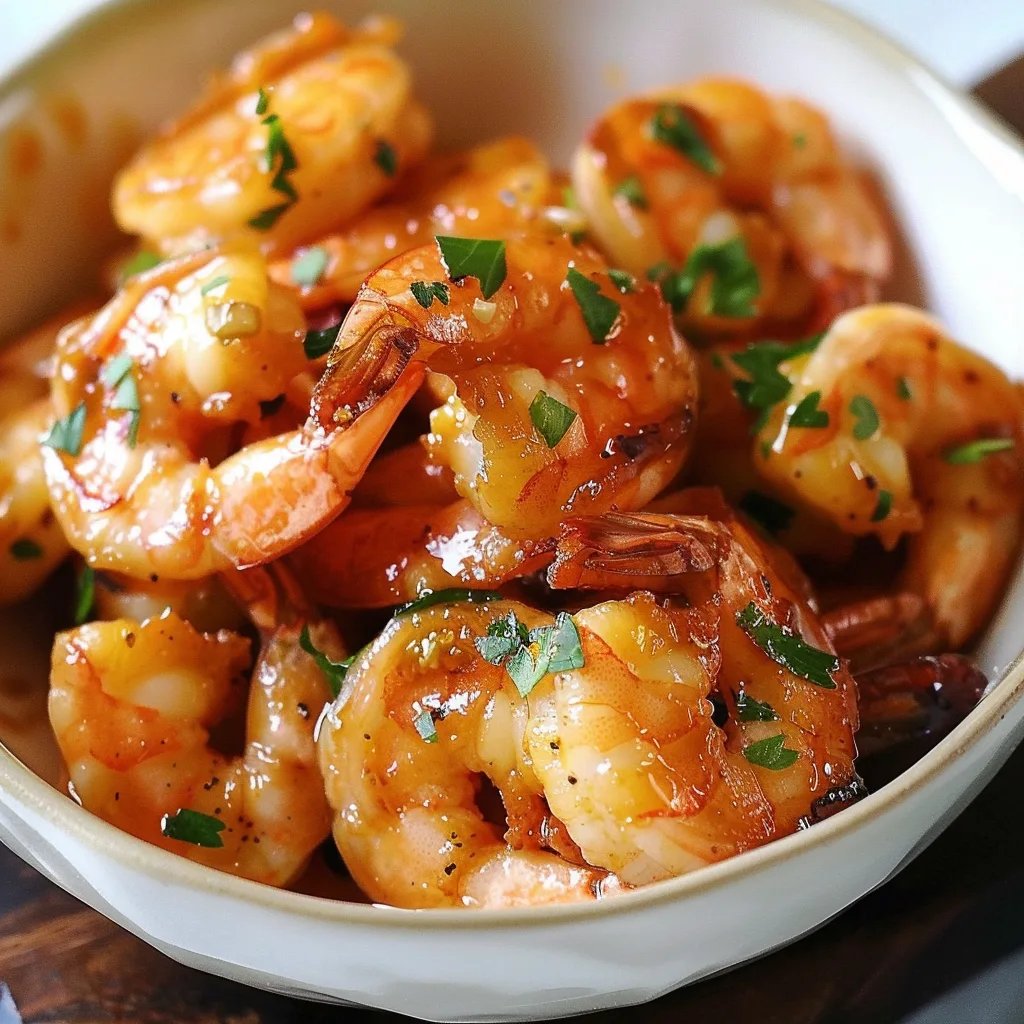 Smoked Honey Garlic Shrimp