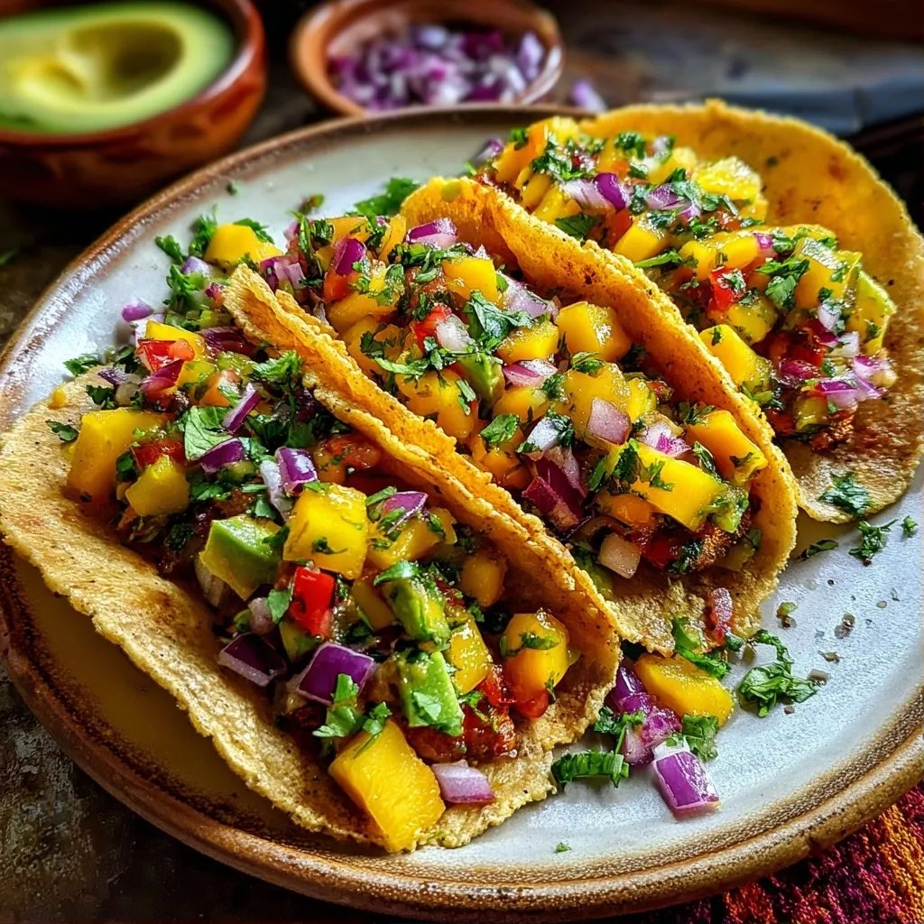 Mango Avocado Salsa Tacos