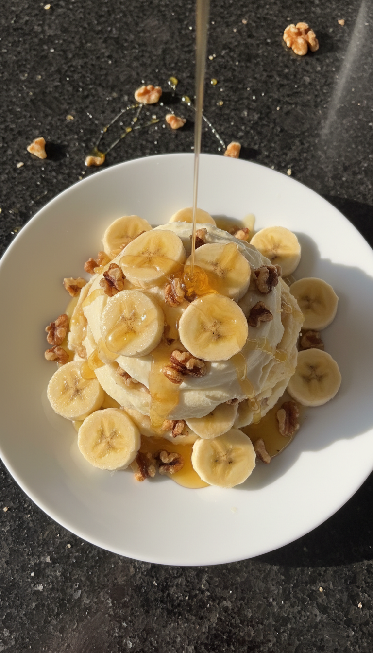 Banana-Nut Frozen Yogurt Parfait