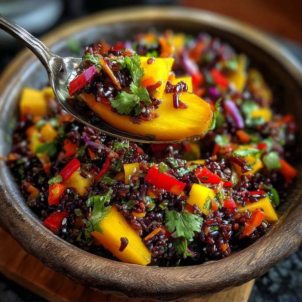 Mango Black Rice Salad