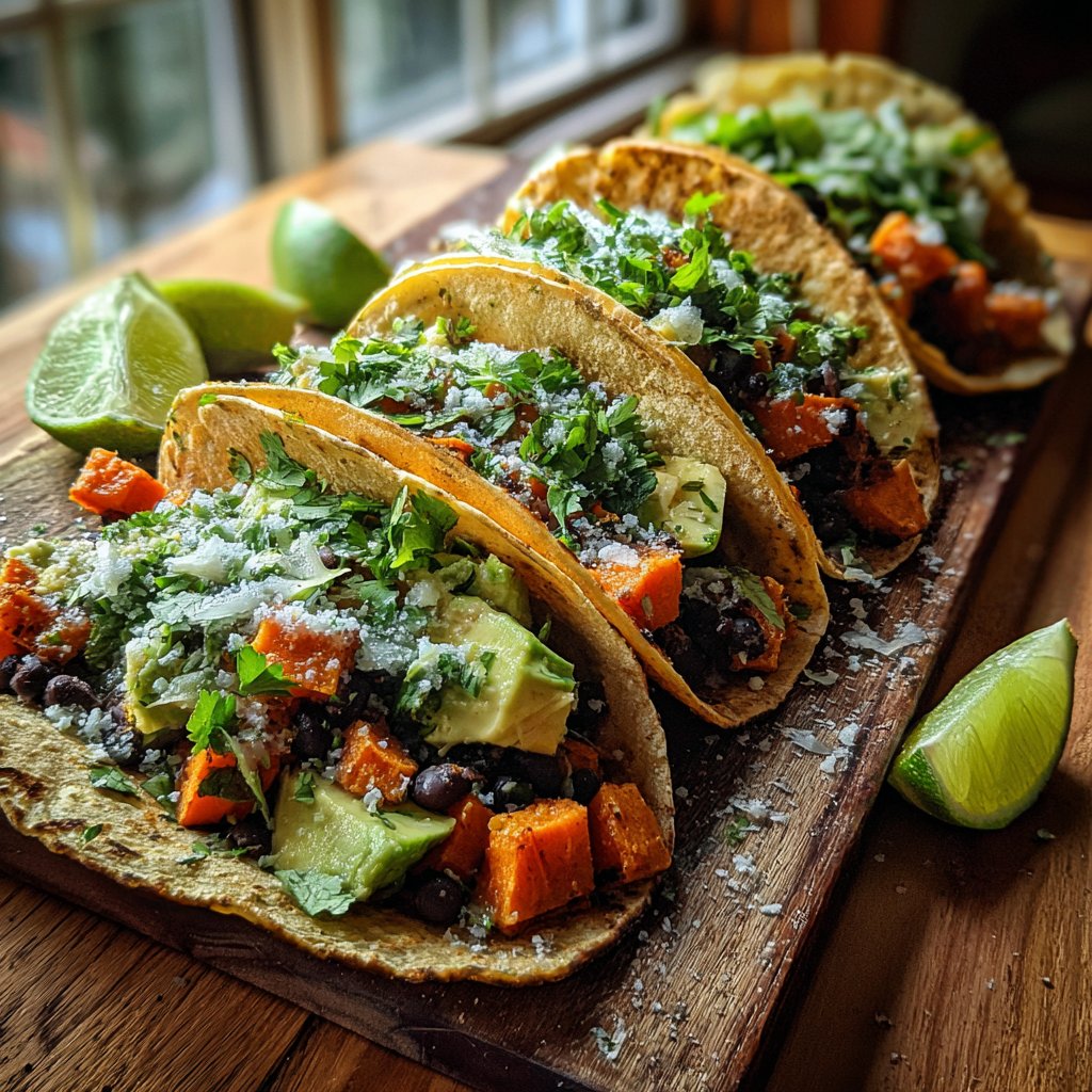 Sweet Potato Black Bean Tacos