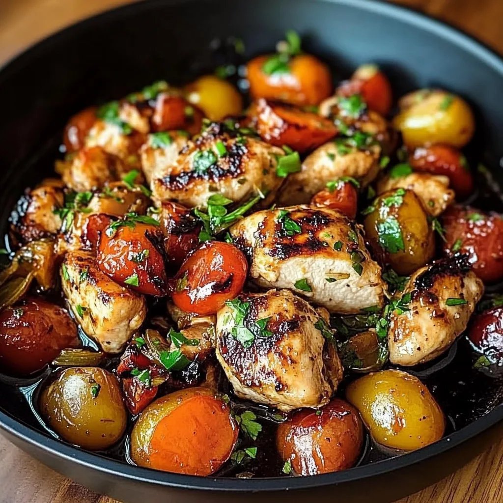 One Pan Balsamic Chicken: An Incredible and Amazing Recipe