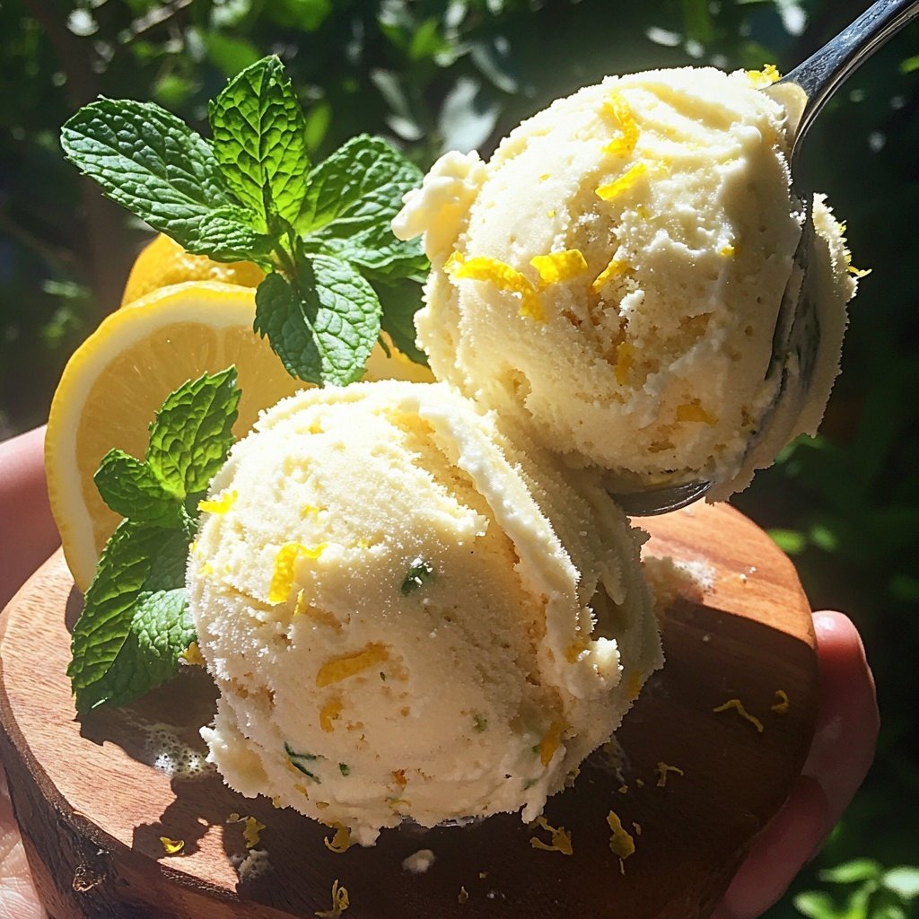 Meyer Lemon Sorbet Delight