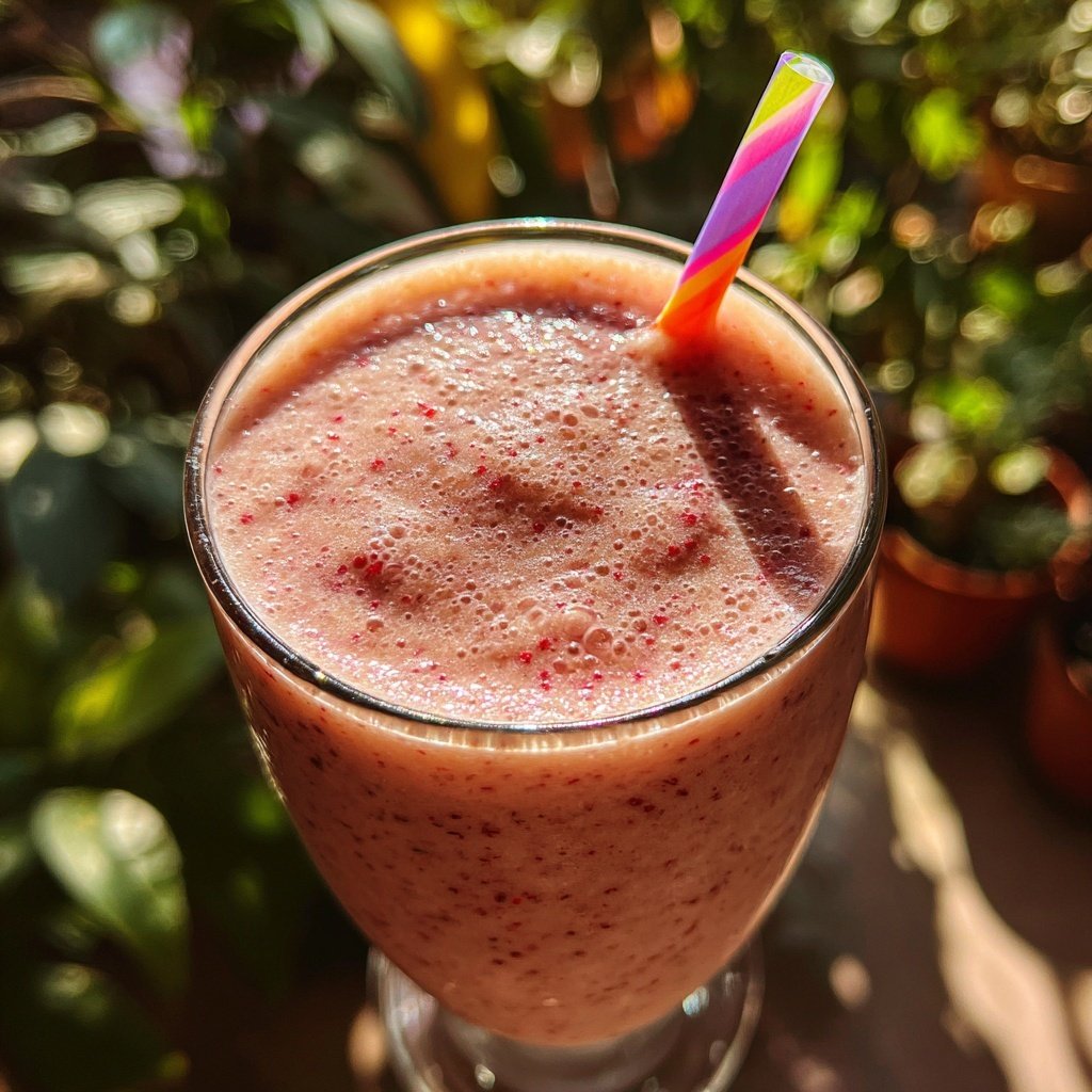 Strawberry Banana High-Protein Smoothie
