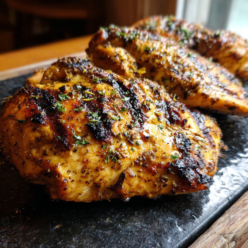 Grilled Lemon Herb Chicken