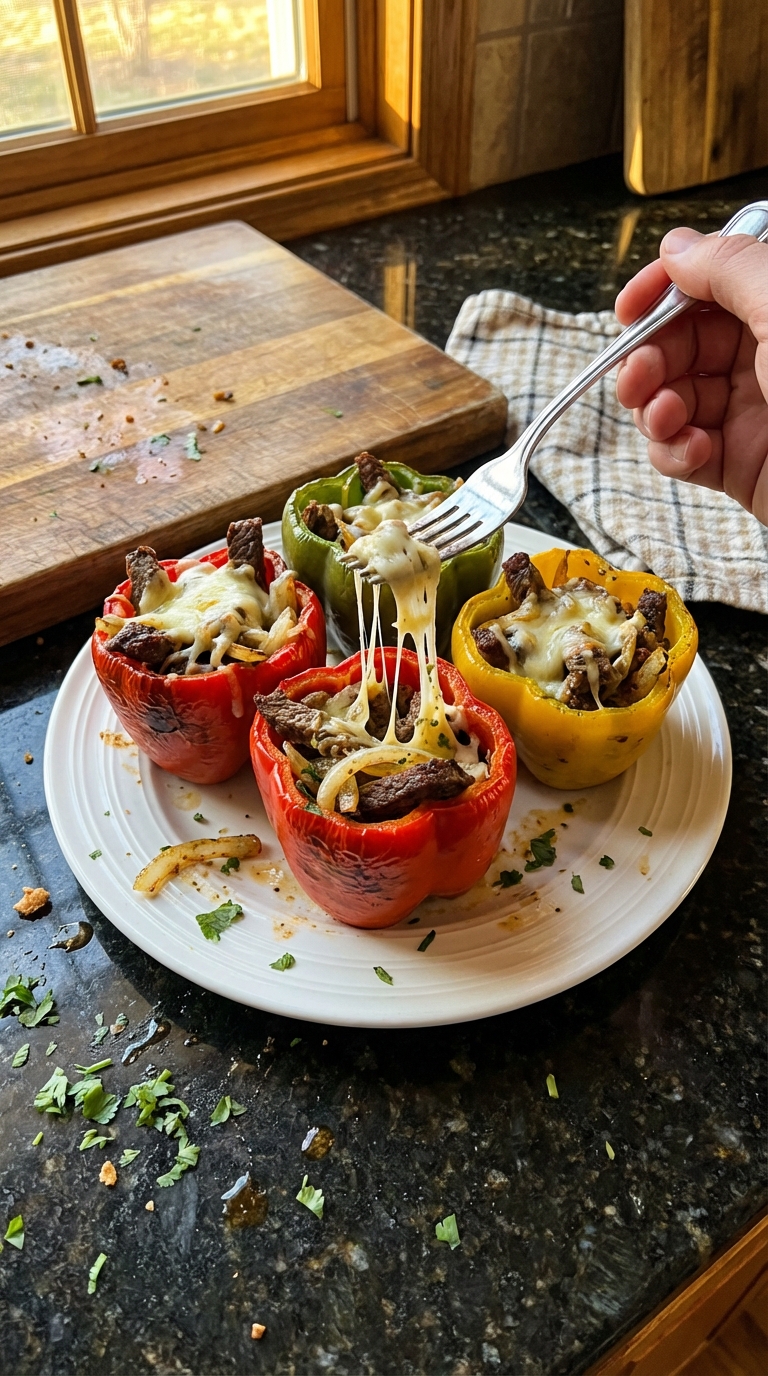 Beef Fajita Stuffed Peppers