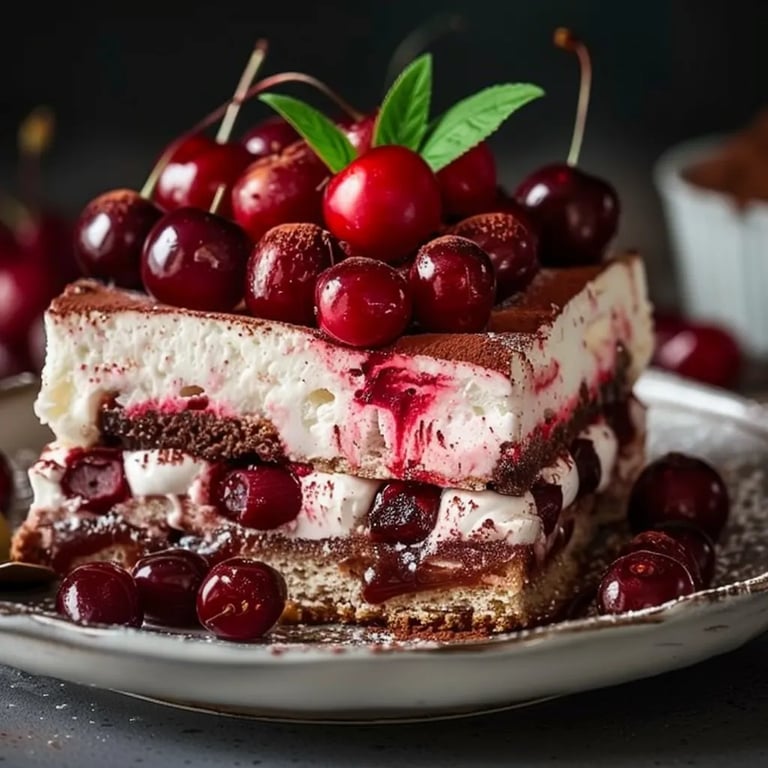 Cherry Amaretto Tiramisu