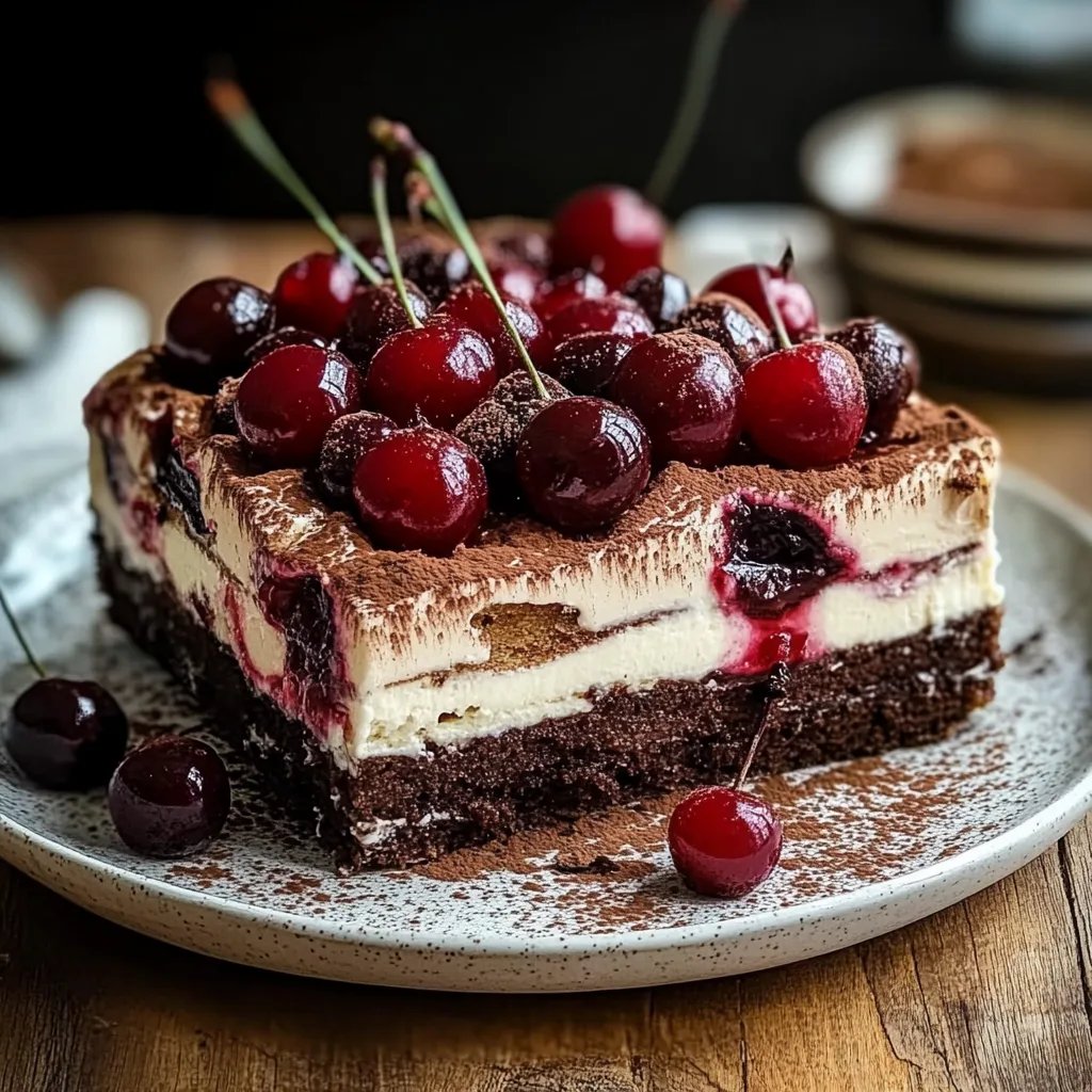 Cherry Amaretto Tiramisu