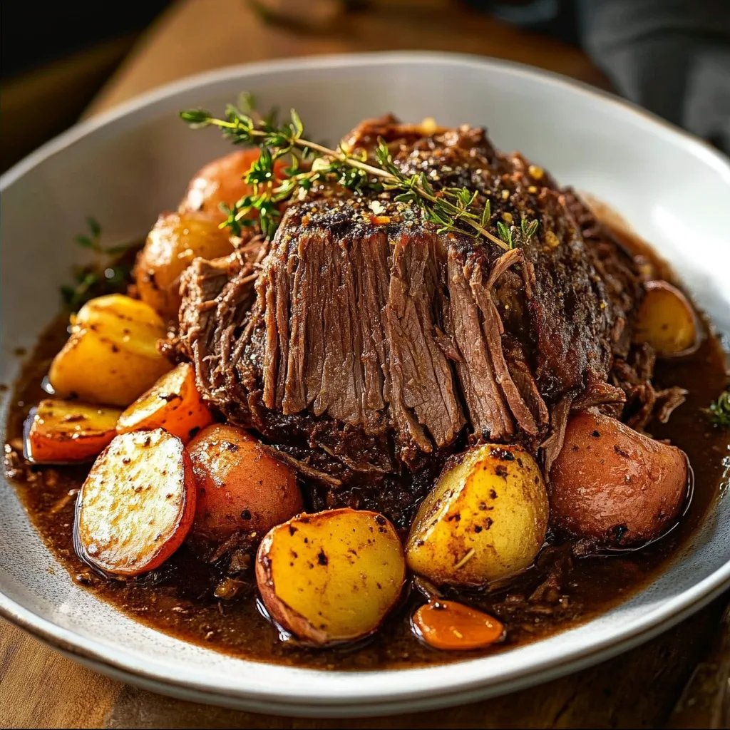 Tender Slow-Cooked Beef Pot Roast