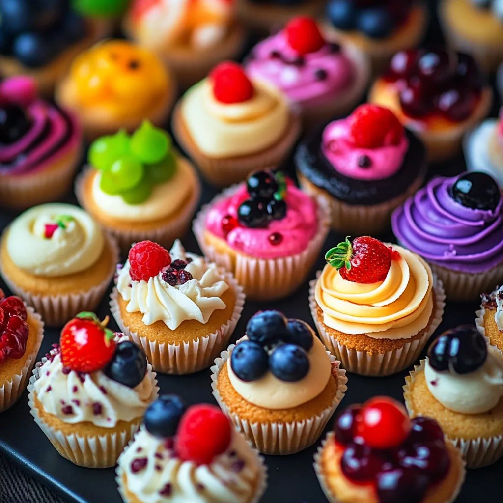 Berry Infused Mini Cupcakes Extravaganza: An Incredible Ultimate Recipe
