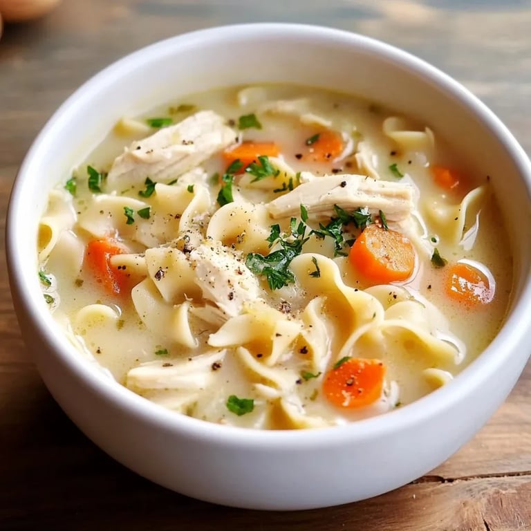 Creamy Chicken Noodle Soup