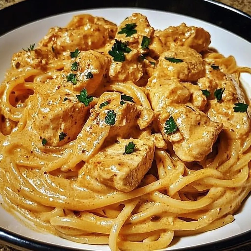Creamy Cowboy Butter Chicken Linguine Comfort Food Perfection