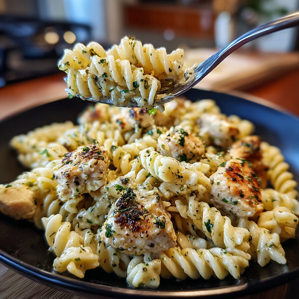 Garlic Parmesan Chicken Pasta