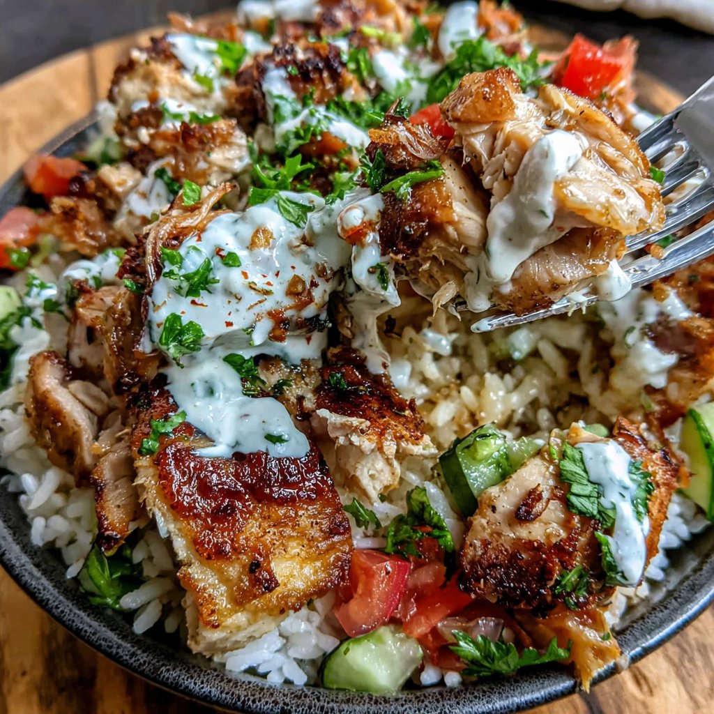 Chicken Shawarma Rice Bowl