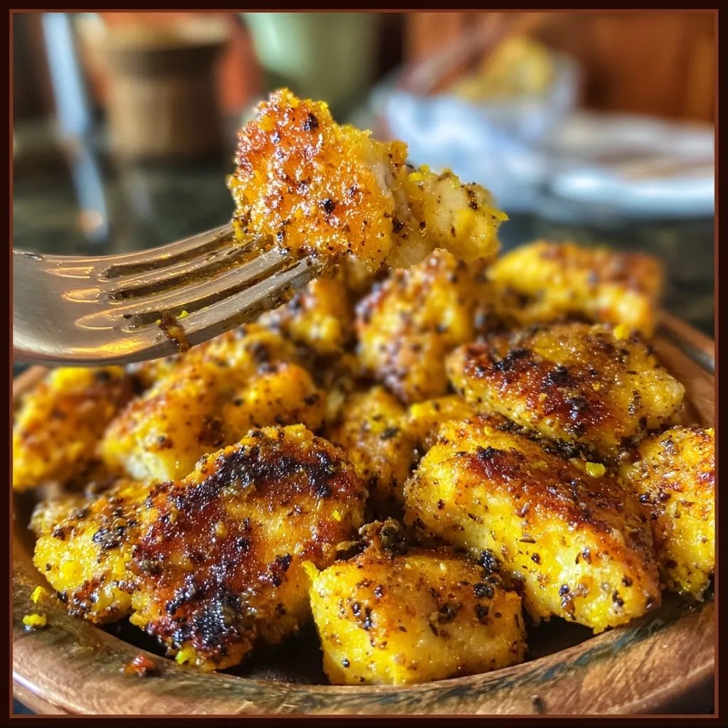 Lemon Garlic Chicken Bites