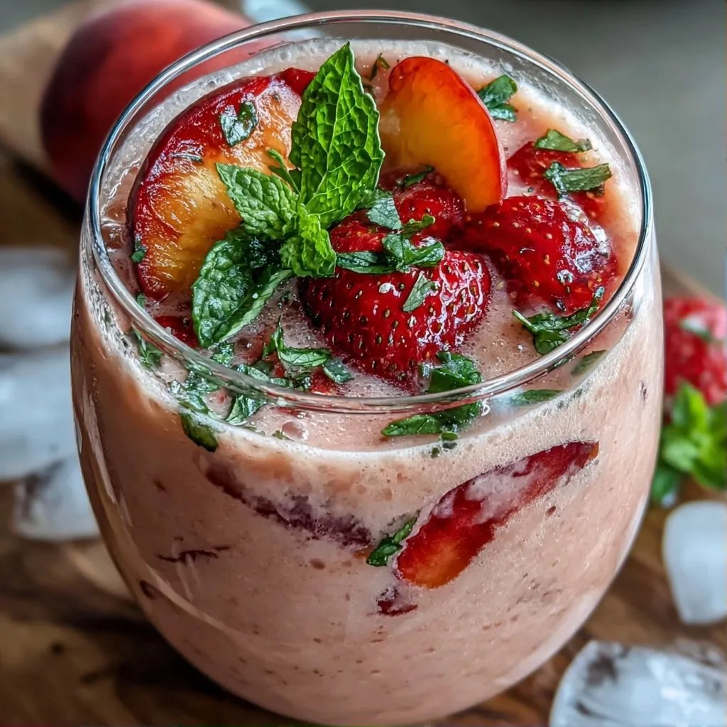 Strawberry Peach Smoothie