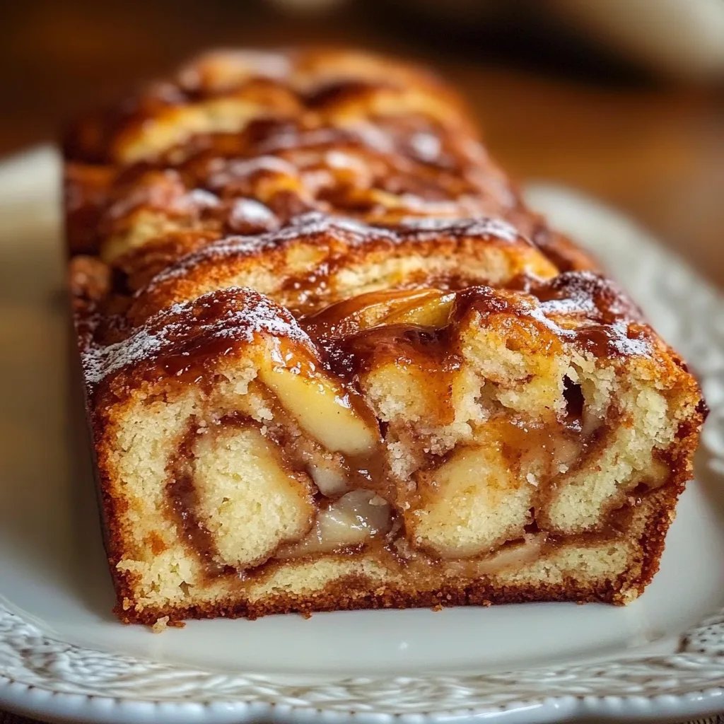Cinnamon Swirl Apple Bread