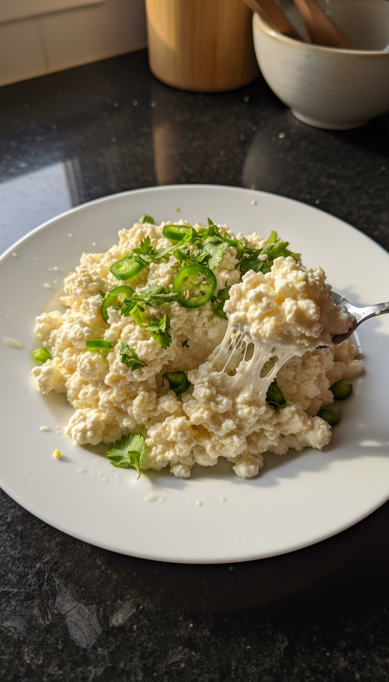 Cottage Cheese with Jalapeño