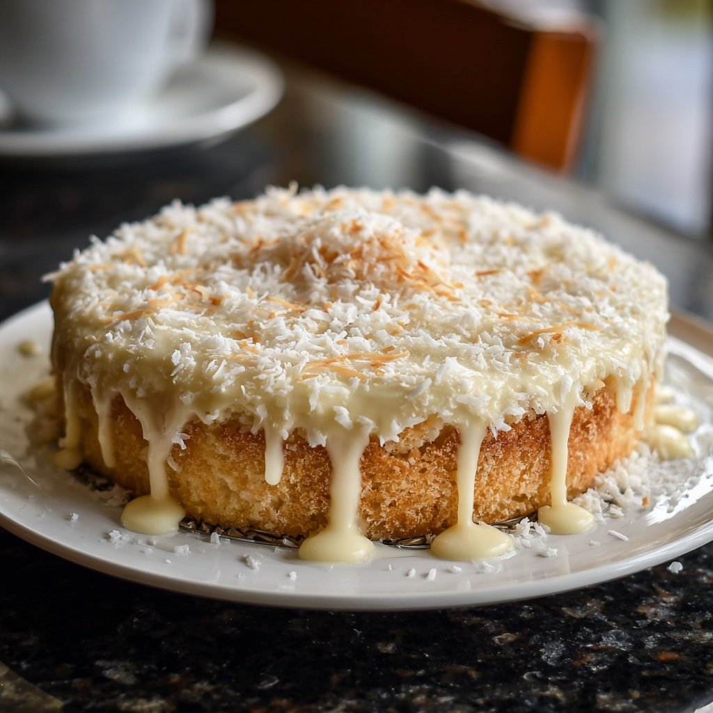 Coconut Vanilla Rice Cake