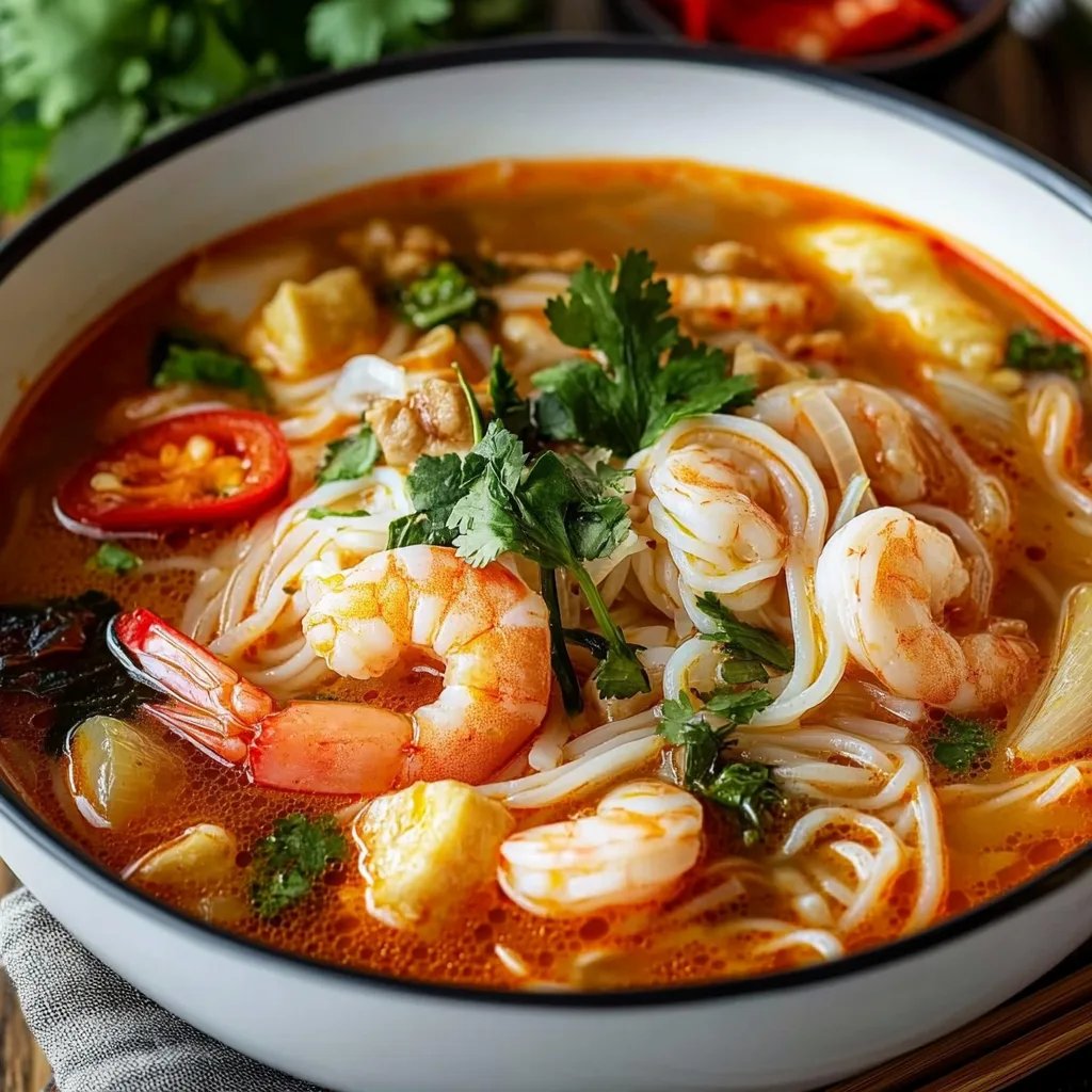 Easy Tom Yum Noodles Soup: An Incredible 7-Step Recipe