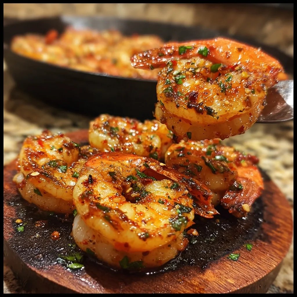 Chili Garlic Grilled Shrimp