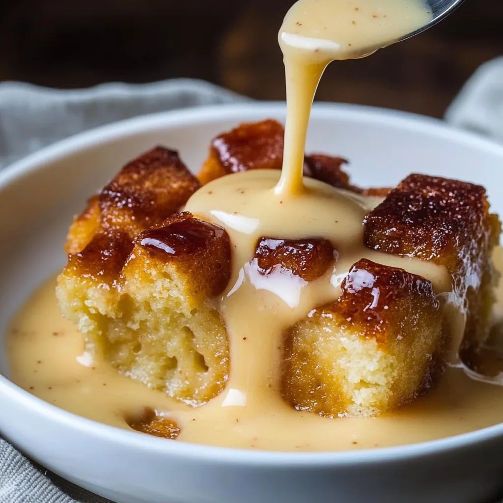Bread Pudding with Vanilla Sauce: An Amazing Ultimate Recipe