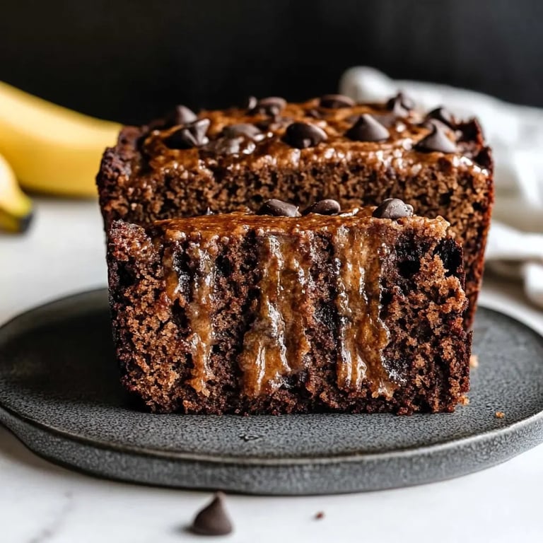 MOIST Chocolate Chip Banana Bread