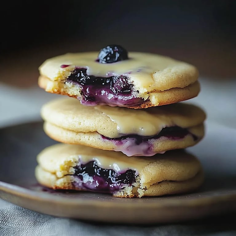 Blueberry Lemon Heaven Cookies