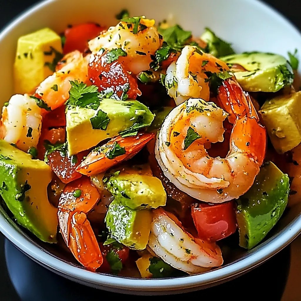 Zesty Lime Shrimp and Avocado Salad: An Incredible 7-Ingredient Recipe