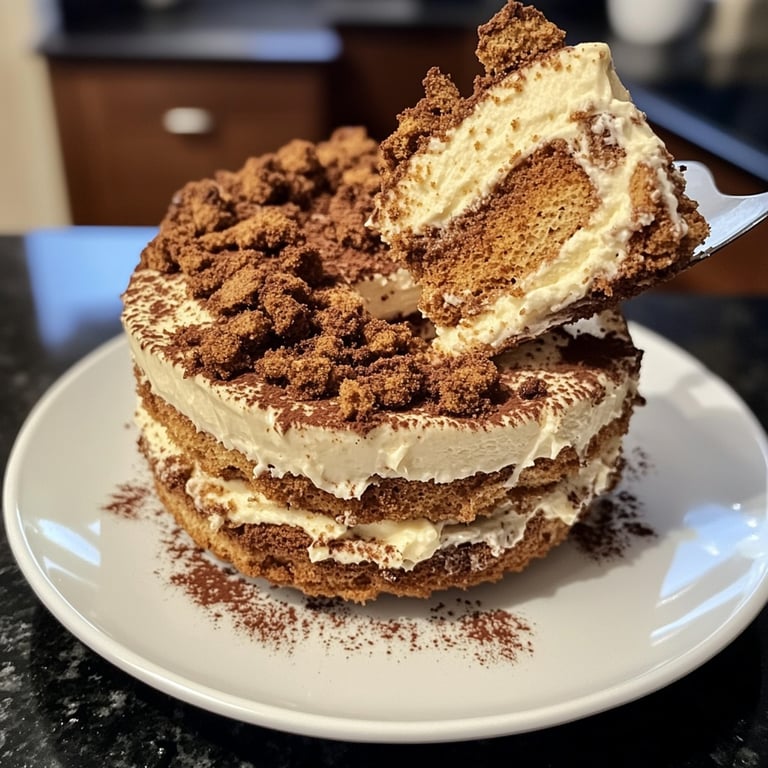 Speculoos Tiramisu with Mascarpone Cream