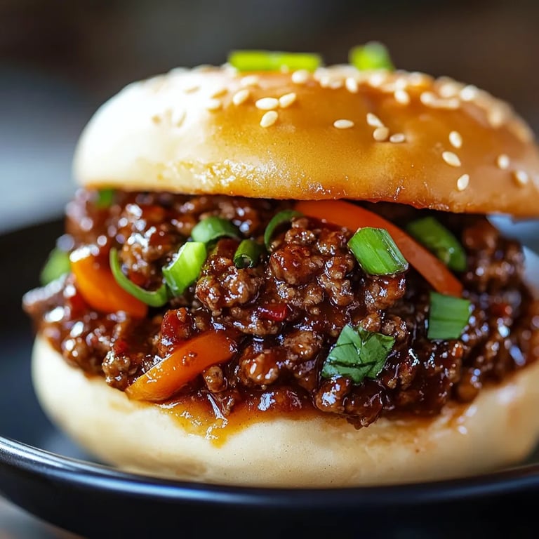 Korean Beef Sloppy Joes