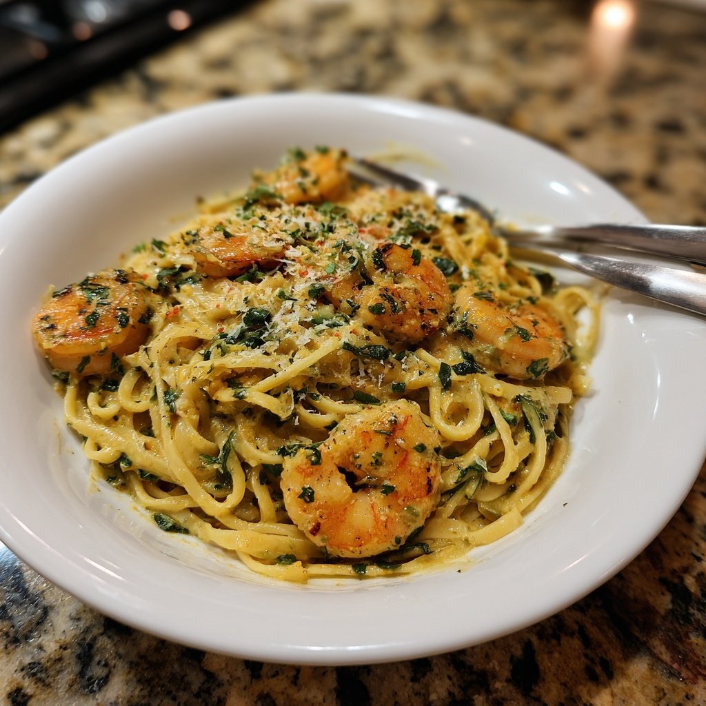 Cajun Cream Shrimp Pasta