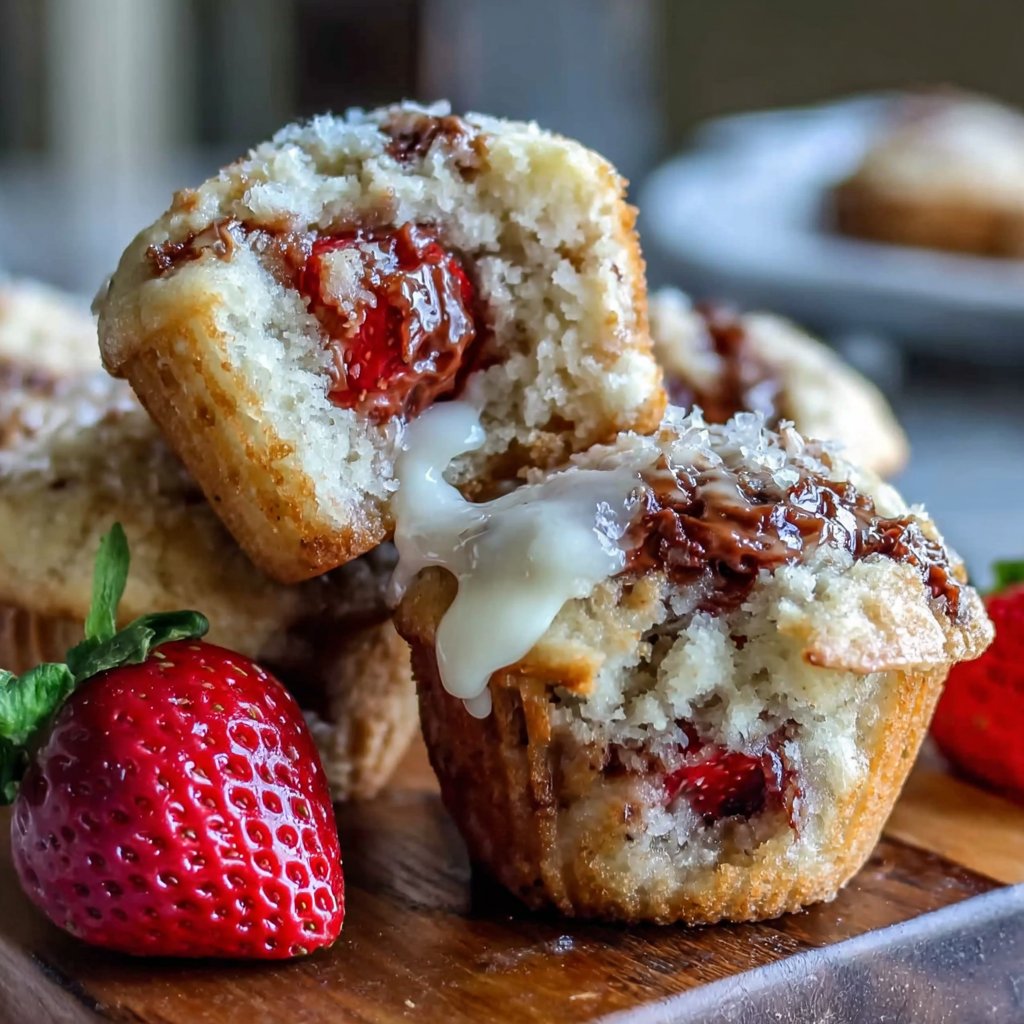 Strawberry Chocolate Chip Muffins