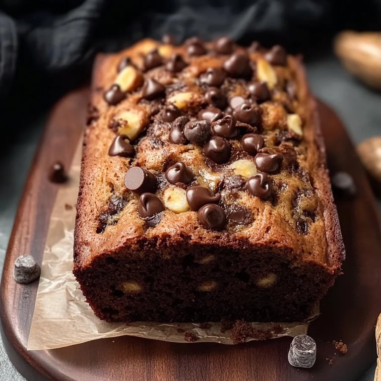 Easy Chocolate Chip Banana Bread