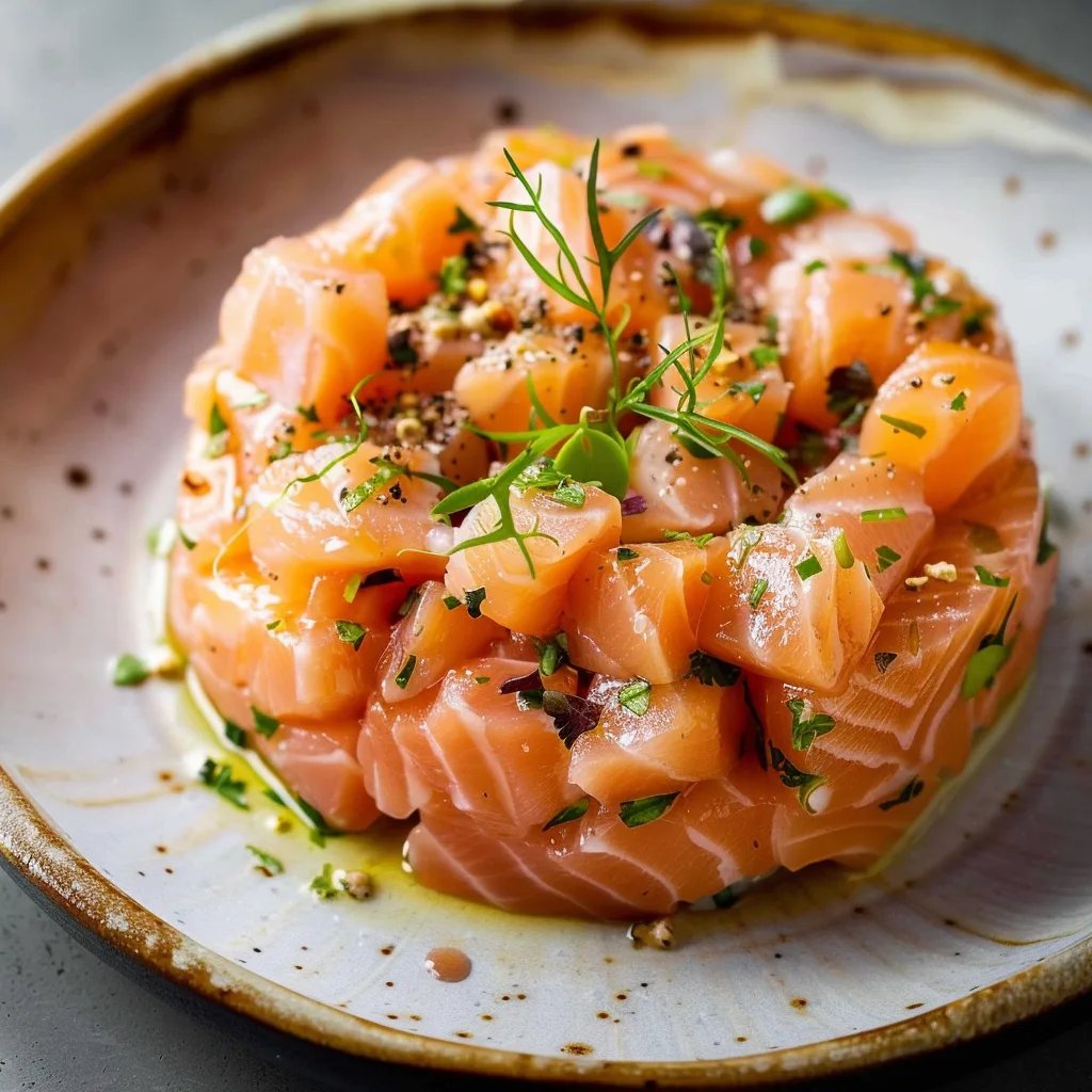 25-Minute Salmon Tartare Easy Appetizer