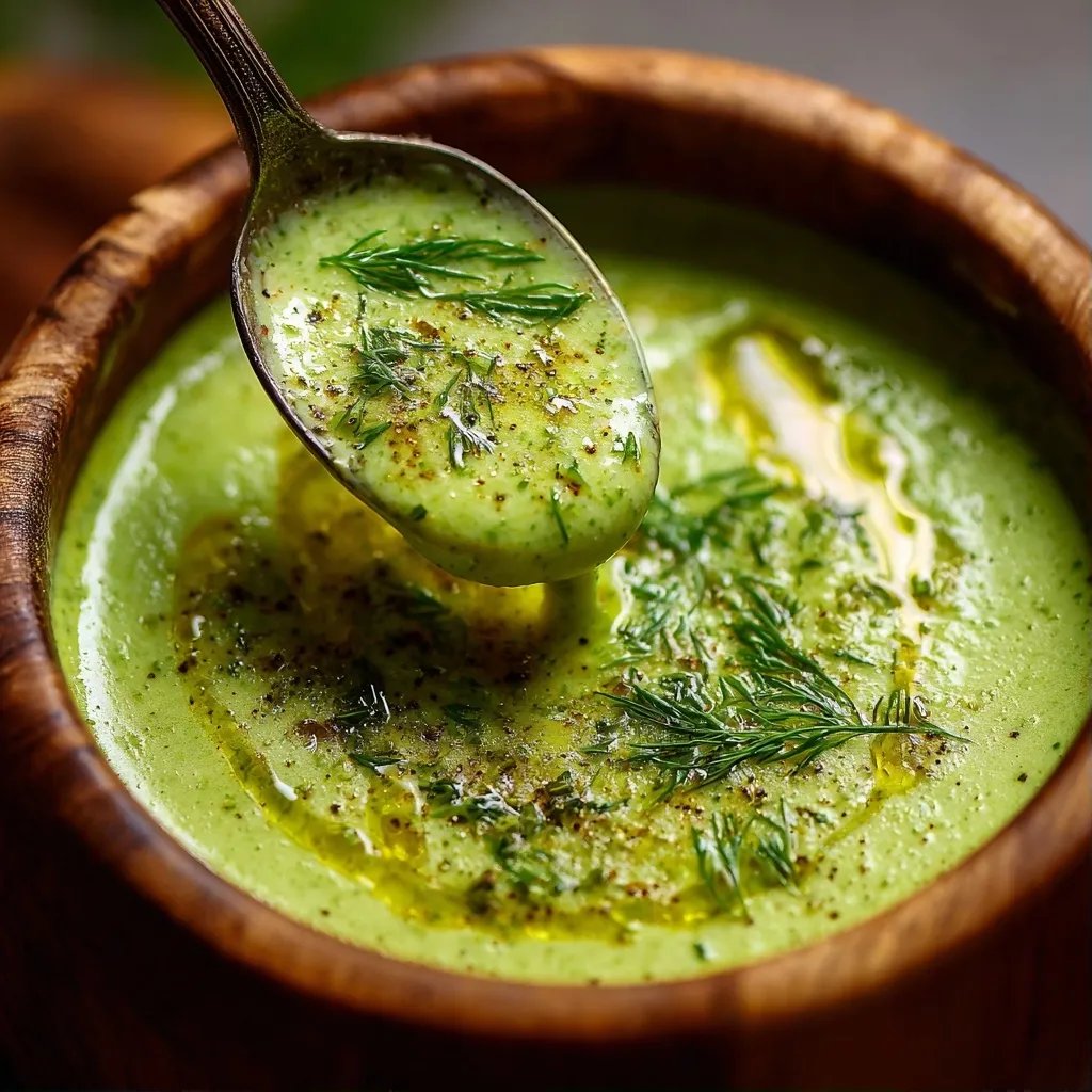 Cucumber Avocado Cold Soup