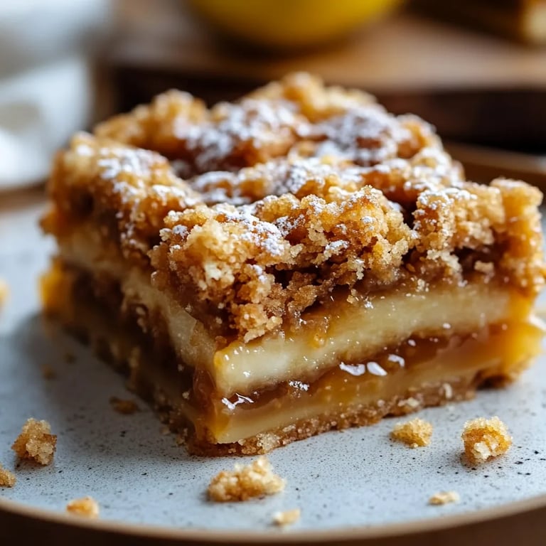 Irresistible Salted Caramel Apple Bars