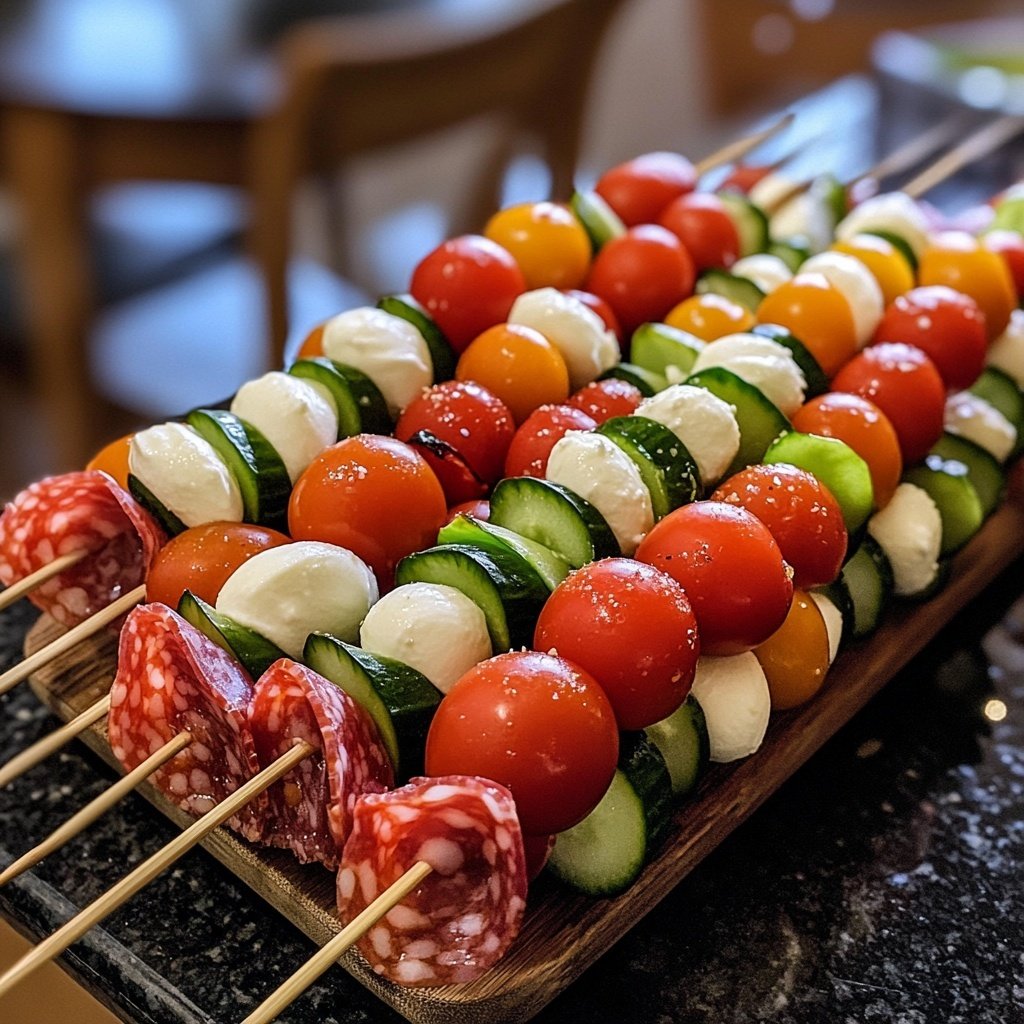 Festive Charcuterie Skewers