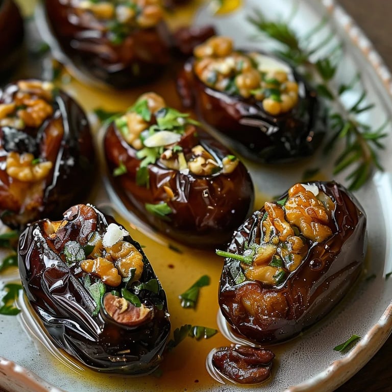 Roasted Stuffed Dates