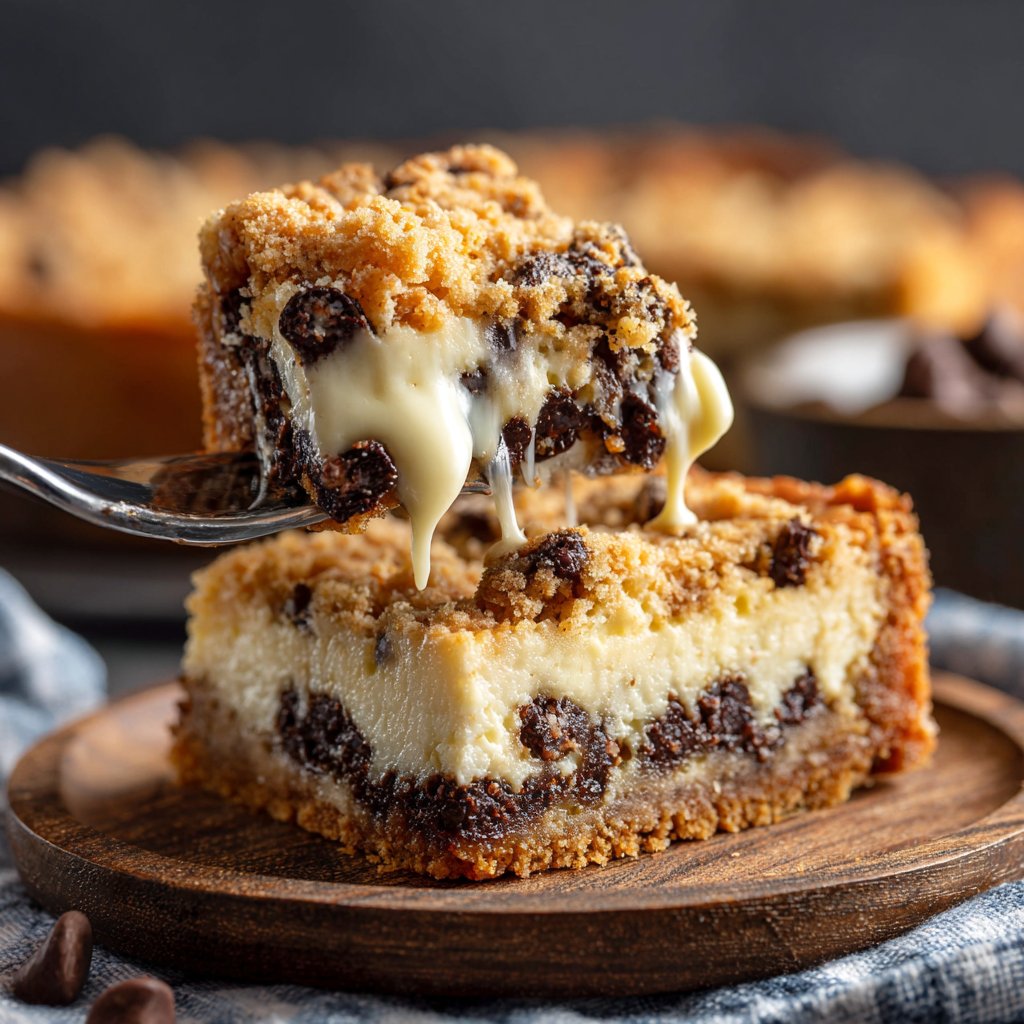 Cheesecake Chocolate Chip Cookie Bars